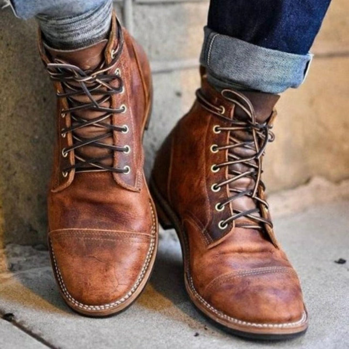 Bottines en cuir élégantes