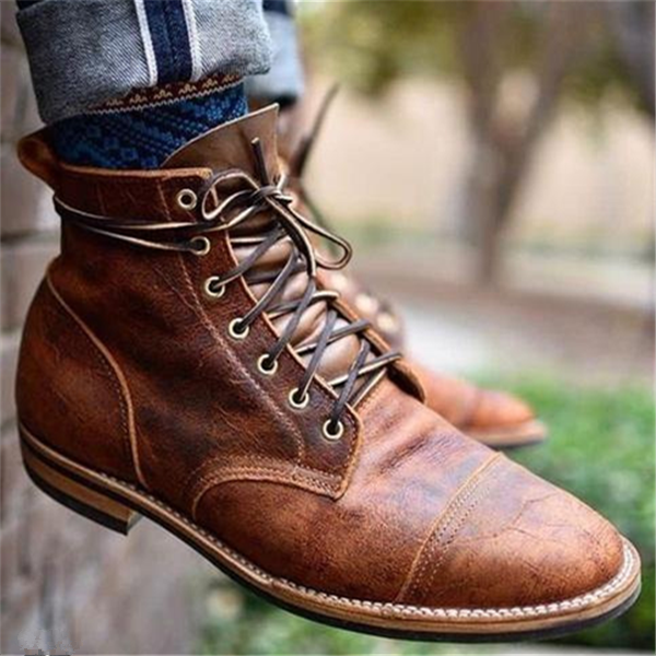 Bottines en cuir élégantes